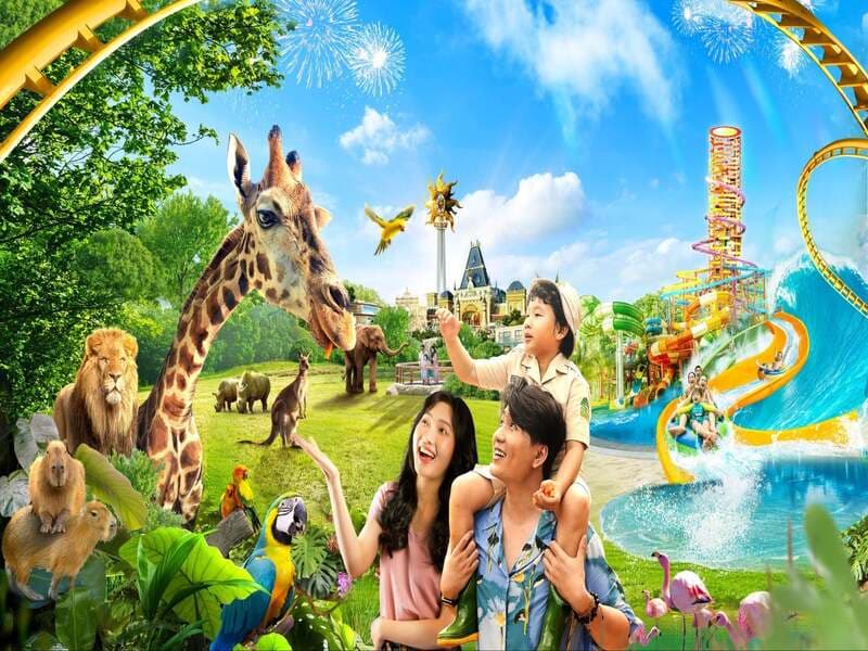 Combo Vé Vườn Thú, Khu Trò Chơi & Công Viên Nước | VinWonders Vũ Yên 1