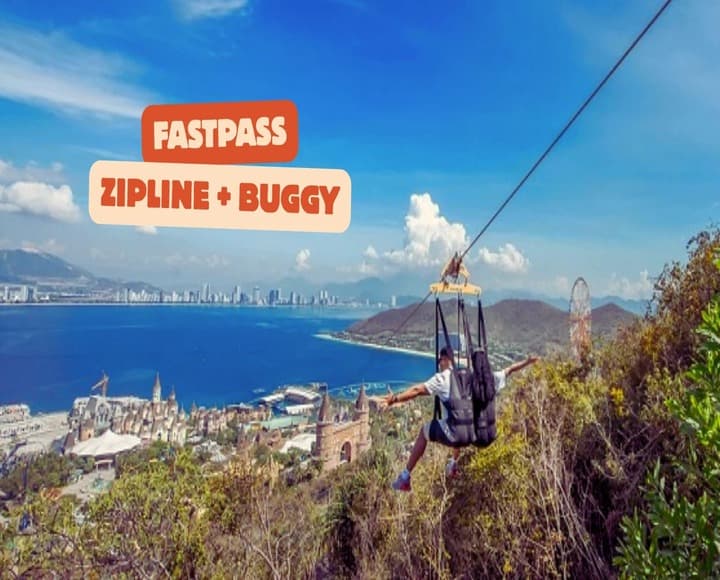 Vé vào cổng + Buggy + Zipline kèm FastPass ưu tiên | VinWonders Nha Trang 1